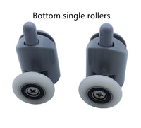 1 x RAW Customer Returns KEABATH 8Pcs Shower Door Rollers, Glass Shower Rollers for Shower, Single Wheel Pulleys, 25mm Wheels for Shower Enclosure, Shower Screen, Shower Screen Replacement Parts - RRP €21.6