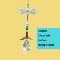 9 x Brand New Peili decorative items made of crystal car pendant dragonfly window pendant with wings sun catcher decorative items home decoration items Dragonfly  - RRP €183.6