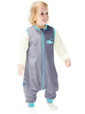 1 x RAW Customer Returns ililmmoe Baby Unisex Sleeping Bag with Feet Pajamas Infant Walking Cotton Sleeping Bag Wearable Blankets Cotton Clip Lining 1.5 Tog,Gray Pirate Whale L,100cm - RRP €23.99