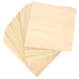 1 x RAW Customer Returns SENENQU 20 pieces of basswood 2 mm, plywood board wood plywood 200 x 200 mm x 2 mm, wooden boards for crafts for laser projects, DIY model, arts and crafts, paintings - RRP €23.99