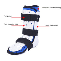 1 x RAW Customer Returns Ankle Fixation Brace, Foot Orthosis, Ankle and Foot Orthosis Support, Short Fracture Boot Ankle Foot Drop AFO Orthosis Brace with Plate M-Left Foot  - RRP €59.48