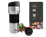 1 x RAW Customer Returns AUTERRE Thermo mug 420ml insulated mug coffee to go mug -Original coffee mug with leak-proof lid - Double-walled stainless steel coffee-to-go mug - thermos mug - RRP €9.99