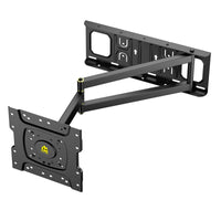 1 x RAW Customer Returns TV wall mount swivel FORGING MOUNT TV mount wall TV mount 650mm long reach rotatable tiltable corner holder for 13-43 inch flat curved TVs up to 35kg max. VESA 200x200mm - RRP €40.33