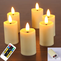 4 x RAW Customer Returns yucanucax 6 ivory tea lights with remote control emits yellow light with max 800hours by 2 AAA batteries not included for indoor use, - RRP €56.44