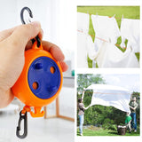 1 x Brand New YGCHEN Retractable Clothesline Expandable Clothesline Portable Clothesline Wall Mounted Camping Clothesline for Bathroom Laundry Room Garden Travel 8m  - RRP €19.2