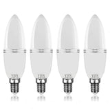 2 x RAW Customer Returns Yiun E14 LED candle lamps, 12W LED candle light bulbs 100 watt equivalent, 1200lm, warm white 3000K, not dimmable, pack of 4 - RRP €37.76