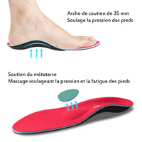 1 x RAW Customer Returns Kelaide Orthopedic Insoles for Men and Women, Arch Support for Flat Feet, Plantar Fasciitis, Metatarsalgia, Foot Pain - RRP €22.8