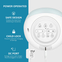 1 x RAW Customer Returns I Code alarm clock for children, children s sleep trainer, children s alarm clock with night light, sleep sound machine, sleep timer - RRP €38.99