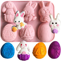 1 x Brand New WIDEBG silicone mold Easter baking mold Easter bunny silicone cake mold Easter eggs chocolate molds Easter mold rabbit silicone molds DIY Easter decoration - RRP €20.4