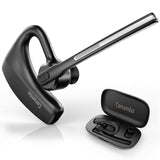 1 x RAW Customer Returns Conambo Headset Bluetooth 5.1, K10C Bluetooth Headset with Microphone for Driving Business Office, Hands-Free Headset Cell Phone Compatible with Phone - 16 Hours Calls - RRP €38.3