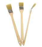 1 x RAW Customer Returns Brush long handle, radiator brush, corner brush, angle brush set of 3 - 36 mm - RRP €9.8