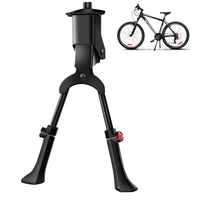 1 x RAW Customer Returns Shulltji bicycle stand 24-29 inches, bicycle stand double stand, adjustable two-legged stand, non-slip rear stand, bicycle accessories for e-bike, MTB, mountain bike, city bike - RRP €20.16