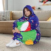 8 x Brand New Queenshin Oversized Hoodie Dinosaur Wearable Blankets Sweatshirt for Women, Warm Comfy Flannel Blanket Body Blanket, One Size - RRP €163.2