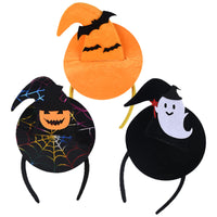 1 x RAW Customer Returns Halloween Headband Accessories Witch 3 PIECES Halloween Headdress Witch Hat Halloween Cosplay Carnival Theme Party Decoration Headband - RRP €9.06