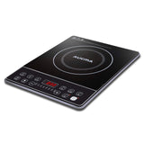 1 x RAW Customer Returns Portable induction hob, AUCMA 2000W induction hob, portable electric cooker, touch sensor, timer function, for pans up to 26cm - RRP €65.1