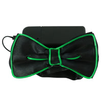 1 x RAW Customer Returns Ausolee Men s Suspenders, Luminous Men s LED Suspenders and Bow Tie 2pcs set, for Music, Festival, Halloween Costume Party. Green  - RRP €24.18