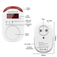 1 x RAW Customer Returns Firlarm carbon monoxide detector, plug-in CO detector for travel, CO warning detector with test button, LED digital display, voice light, plug and play - RRP €24.83