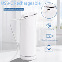 1 x RAW Customer Returns Soap Dispenser Automatic with Sensor Foam Soap Dispenser Electric - LAOPAO Touchless Foam Soap Dispenser Set USB Charging IPX5 Waterproof Motion Sensor for Kitchen Bathroom White 320 ml  - RRP €30.11