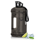 1 x RAW Customer Returns VENNERLI 2.2L Drinking Bottle Sport Gym Bottle BPA Free Fitness Training Large Plastic Water Bottle Sports Bottle with Handle Fitness Leak-Proof Ideal for Sport Gym Fitness Office Home Black  - RRP €21.92