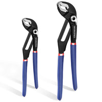 1 x RAW Customer Returns WORKPRO 2 pieces - Extendable Pliers, Parrot Beak Plier with Curved Slot, Quick Release - RRP €19.25