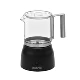 1 x RAW Customer Returns Incapto Coffee - Automatic Milk Frother Color Black 100-150ml capacity Cappuccino maker Milk and Vegetable Drinks Frother Cold and hot - RRP €69.92