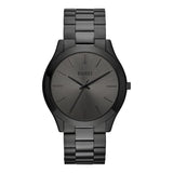 1 x RAW Customer Returns BUREI Men s Watches Black Minimalist Quartz Wristwatch 44mm Large Dress Watch with Stainless Steel Strap Gift for Men - RRP €39.99