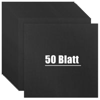 13 x Brand New VGOODALL 50 Sheets Black Construction Paper, 30.5 x 30.5cm Construction Paper Black Scrapbook Paper Cardboard Paper for Crafts Card Making - RRP €121.16