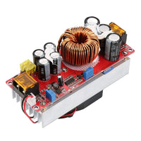 1 x RAW Customer Returns KSTE Boost Converter, 1500w 30A DC-DC Boost Converter, DC-DC 10-60V to 12-97V Voltage Step Converter Boost CC CV Constant Current Constant Voltage Power Supply Module Up - RRP €33.89