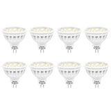 1 x RAW Customer Returns Pispoer dimmable MR16 GU5.3 LED lamp, warm white 2700K, 5W replaces 50W halogen lamp, DC12V 600LM RA85 120 beam angle, pack of 8. - RRP €29.14