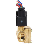 1 x RAW Customer Returns US Solid 1 2 G 12 V DC Brass Solenoid Valve 0.1-16 Bar for Water Air Gas Oil, NC, VITON, Vertical or Horizontal Mounting - RRP €39.69