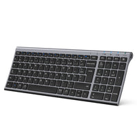 1 x RAW Customer Returns iClever Bluetooth Keyboard, BK10 Wireless Keyboard - RRP €69.0