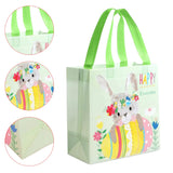 1 x Brand New Pack of 8 Easter egg hunt bags with handles, Easter bags for filling, reusable Easter gift bags, Easter bags, multifunctional Easter bags, gift bags, presents, party accessories - RRP €9.77