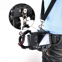 1 x RAW Customer Returns JJC Camera Wrist Strap for DSLR Cameras Canon Nikon with U Type Plate  - RRP €31.72