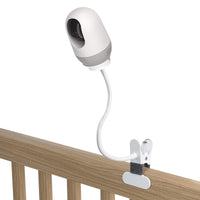 1 x RAW Customer Returns HOLACA Baby Monitor Clip Holder for Nooie Baby Monitor with Camera, Nooie 2K Indoor Surveillance Camera, Nooie Baby Monitor WLAN Indoor Camera - RRP €19.15