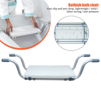 1 x RAW Customer Returns Hanging seat bath seat, bath bench board seat, lightweight bath seat for adults, non-slip, bath board, bath chair, seniors, disabled injured bathroom - RRP €45.99