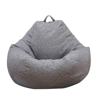 1 x RAW Customer Returns Ghopy bean bag without filling for adults and children, L 90 x 80 cm , giant fabric bean bag, bean bag for living room, for large sofa, large lounger, for indoor and outdoor use - RRP €35.99