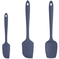 1 x RAW Customer Returns U-Taste Silicone Spatulas Set of 3, 315 Heat Resistant Non-Stick Rubber Spatula, BPA Free Flexible Dough Scraper Cake Scraper for Cooking Mixing Baking Decorating Midnight Blue  - RRP €18.14