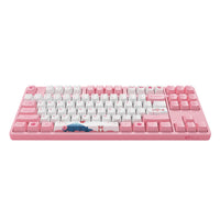 1 x RAW Customer Returns Akko MOD 007B Tokyo Mechanical Gaming Keyboard, Wireless Bluetooth, 75 ANSI Layout, Gasket Mount Noise Reduction, Thick PC Case, Hot-Swappable, Programmable Button, OEM Dye-Sub PBT Keycaps - RRP €118.57