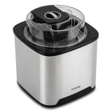 1 x RAW Customer Returns H.Koenig SRB80 ice cream maker, capacity 2 l, 12 W, stainless steel, 30 to 40 min preparation, 30 rpm, automatic switch-off, transparent lid, removable container, silver - RRP €67.51