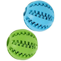 1 x Brand New Dog Toy Ball, Non-Toxic Bite Resistant Toy Ball for Dogs and Puppies, Chewing Teeth Cleaning Ball - RRP €18.0