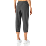 1 x RAW Customer Returns Butrends Women s Lightweight Jogger Capri Pants Casual Quick-Drying Pants Workout 3 4 Workout Jogger Pants Sun Protection UPF 50 Hiking Pants with Pocket Gray L - RRP €28.99