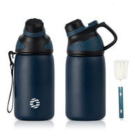 1 x RAW Customer Returns Fjbottle Stainless Steel Sports Drinking Bottle with Magnetic Lid 1500ML BPA-Free Leak-Proof Children s Bottle - Suitable for Carbonated Drinks Bicycle Water Bottle Thermo for School, Fitness - RRP €25.94