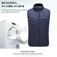 1 x RAW Customer Returns USB Heated Vest, Men s Women s Heated Jacket, Winter Heated Vest, Electric Heating Vest Adjustable Temperature, Washable Jacket for Motorcycle Work Fishing Trekking - RRP €34.38