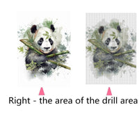 65 x Brand New HexinYigjly 5D DIY Diamond Art Painting Kit Cartoon Embroidery Picture Kit Canvas Diamond Rhinestone Crystal Cross Stitch Embroidery Picture for Adults Kids Wall Decor Giant Panda - RRP €1326.0