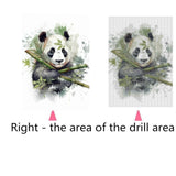 65 x Brand New HexinYigjly 5D DIY Diamond Art Painting Kit Cartoon Embroidery Picture Kit Canvas Diamond Rhinestone Crystal Cross Stitch Embroidery Picture for Adults Kids Wall Decor Giant Panda - RRP €1326.0