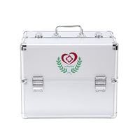 1 x RAW Customer Returns LIKEUDO 3 Layer Empty Aluminum Alloy Frame Medicine Box Drug Storage Box Medicine Case Portable Medical Case First Aid Kit - RRP €45.37