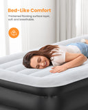 1 x RAW Customer Returns Airefina Single Inflatable Mattress, Self-Inflating with Built-in Electric Pump, Inflatable Mattress for Guest Bed and Camping, 190 x 99 x 46 cm - RRP €75.62