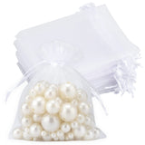 31 x Brand New jijAcraft White Organza Gift Bags, 7X9cm Organza Gift Bags with Drawstring, 50PCS Small White Organza Bag, for Wedding Gifts Candy Jewelry - RRP €632.4