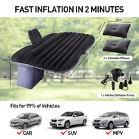 1 x RAW Customer Returns FBSPORT car mattress car air mattress 2 pillows car mattress trunk air mattress car trunk car mattress station wagon air bed car bed for camping travel outdoor - RRP €43.36