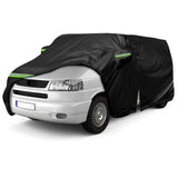 1 x RAW Customer Returns Full Replacement Car Cover for VW T4 SWB, Weather and UV Resistant Car Covers, Complete Replacement Garage Cover for VW Transporter Multivan Caravelle Black  - RRP €89.74